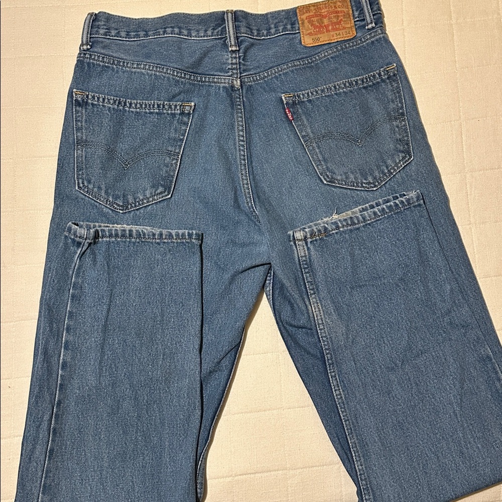 Levi's Classic 550 Blue Denim Pants